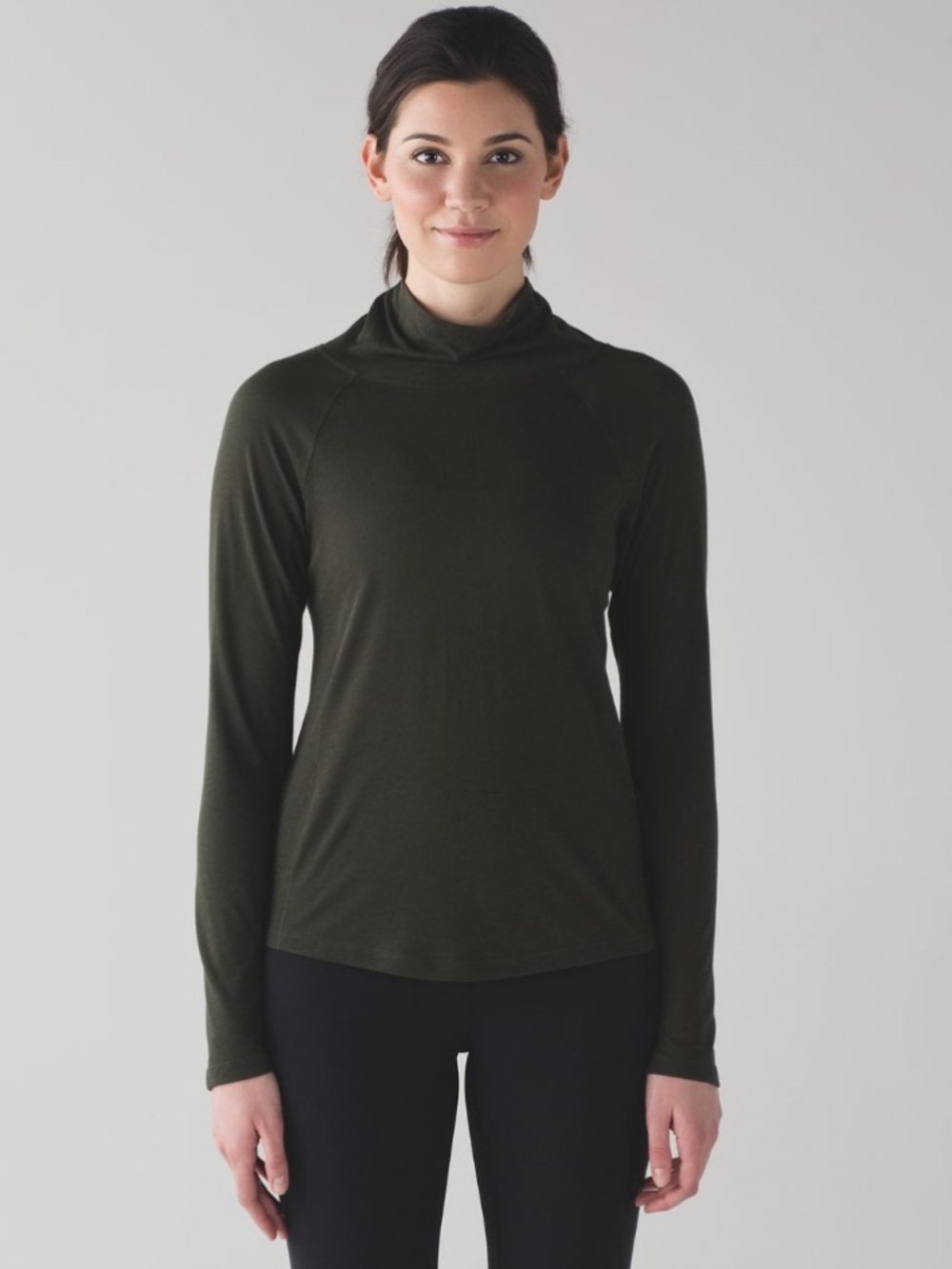 Lululemon Breathe-a-wool Long Sleeve
Dark Olive size 8